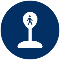 pedestrian crossing icon
